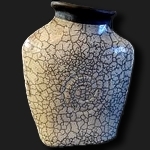 Bild: Keramikgefäss gefertigt in Raku Technik